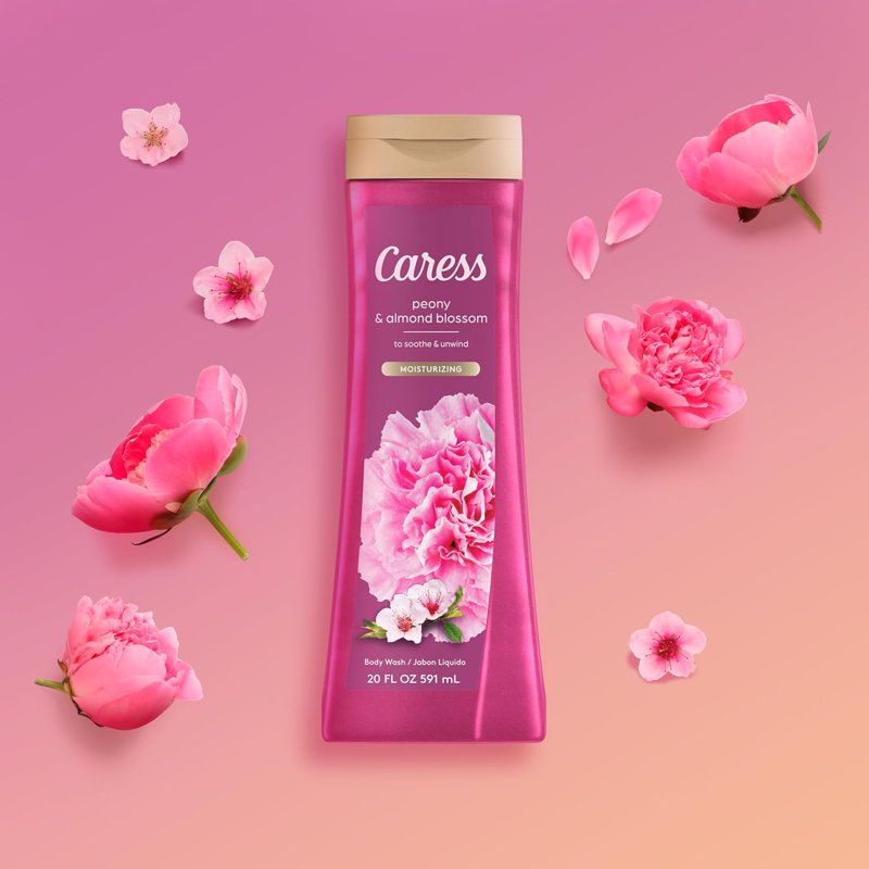 Moisturizing Shower Gel for Women - Peony & Almond Blossom 20 oz
