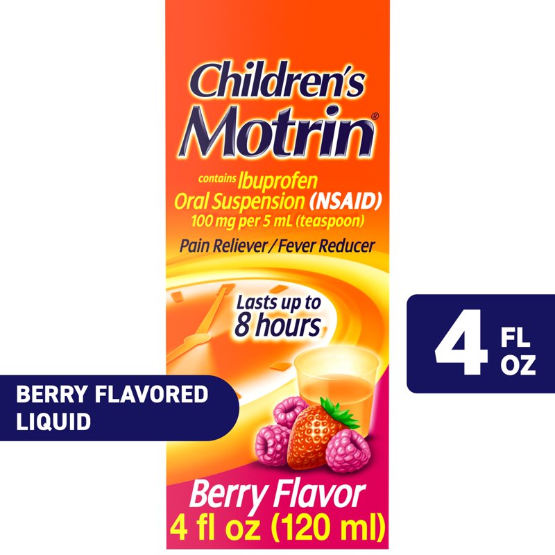 Children's Ibuprofen Oral Suspension, Berry Flavor, 4 fl. oz