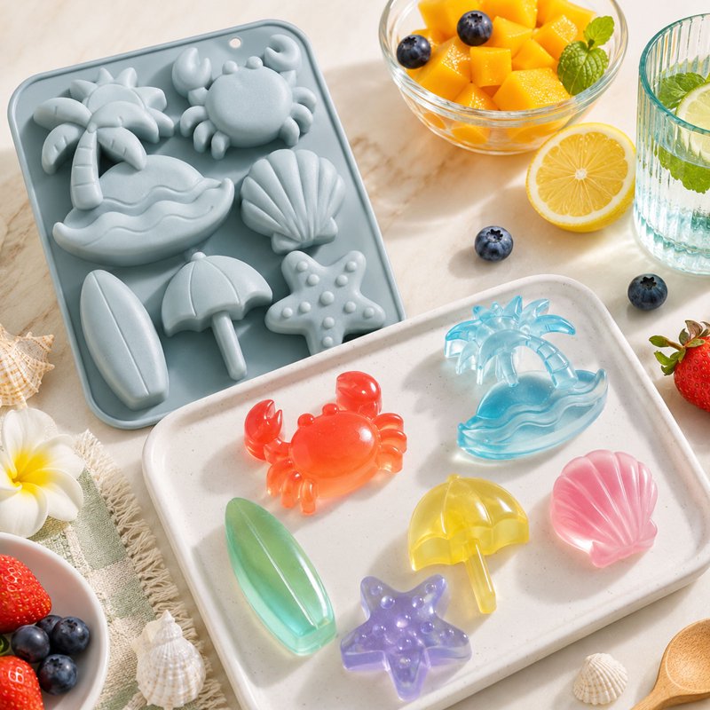 Football-Shaped Silicone Mold for Candies, Chocolates, Soap - H2 Variation