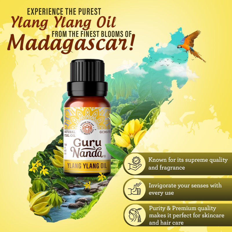 Pure Ylang Ylang Essential Oil - 10ml Natural Aromatherapy & Diffuser Oil