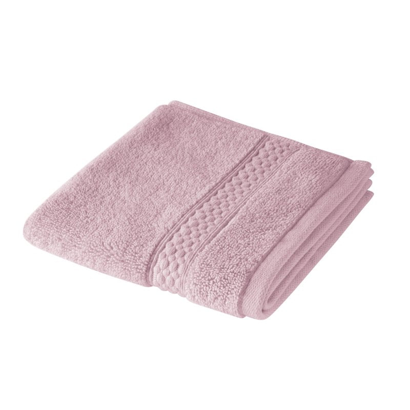 Dobby Washcloth - Rose Pink, 100% Cotton, 13x13 Inches, Drew Barrymore