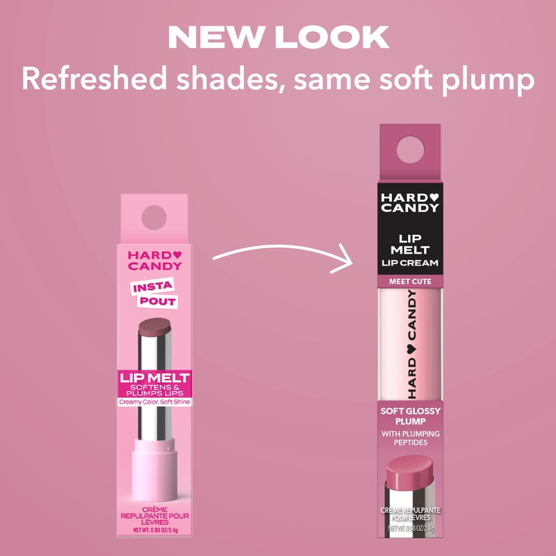 Plumping Lip Melt Cream - Hydrating Glossy Tint with Hyaluronic Acid