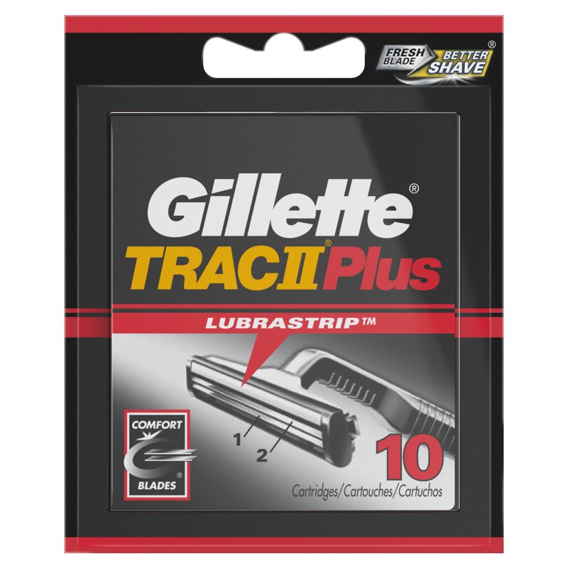 Twin Blade Razor Refills for Trac II Systems - 10 Count