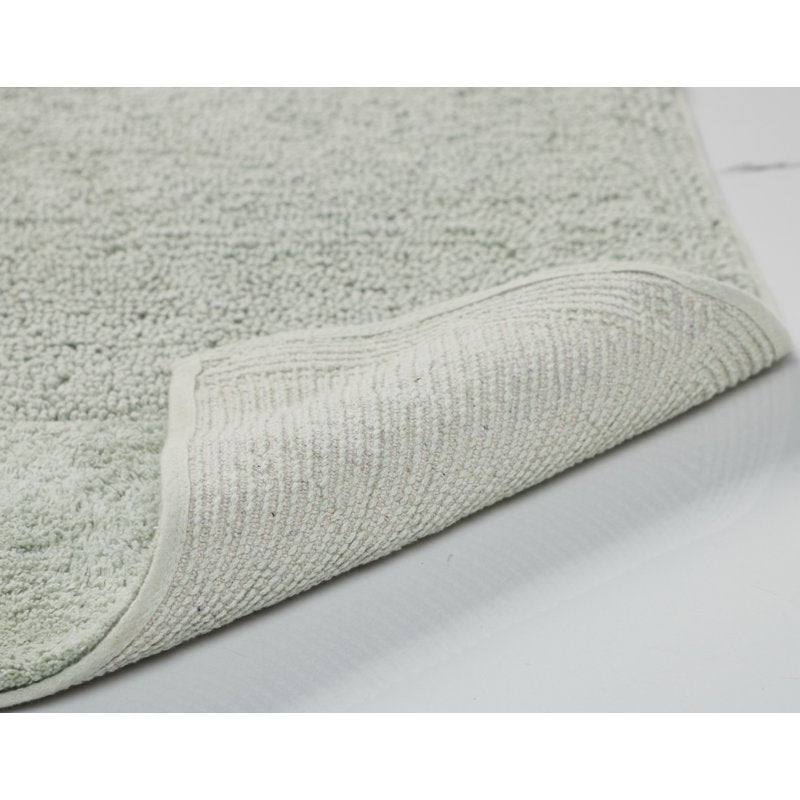 Sage Toilet Lid Cover 18x20 Inches - Soft Cotton, Non-Slip Bathroom Accessory