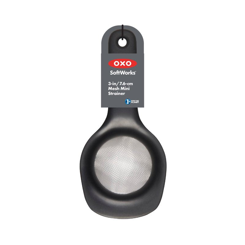 Fine Mesh Strainer - 3-Inch Stainless Steel Sieve with Non-Slip Handle
