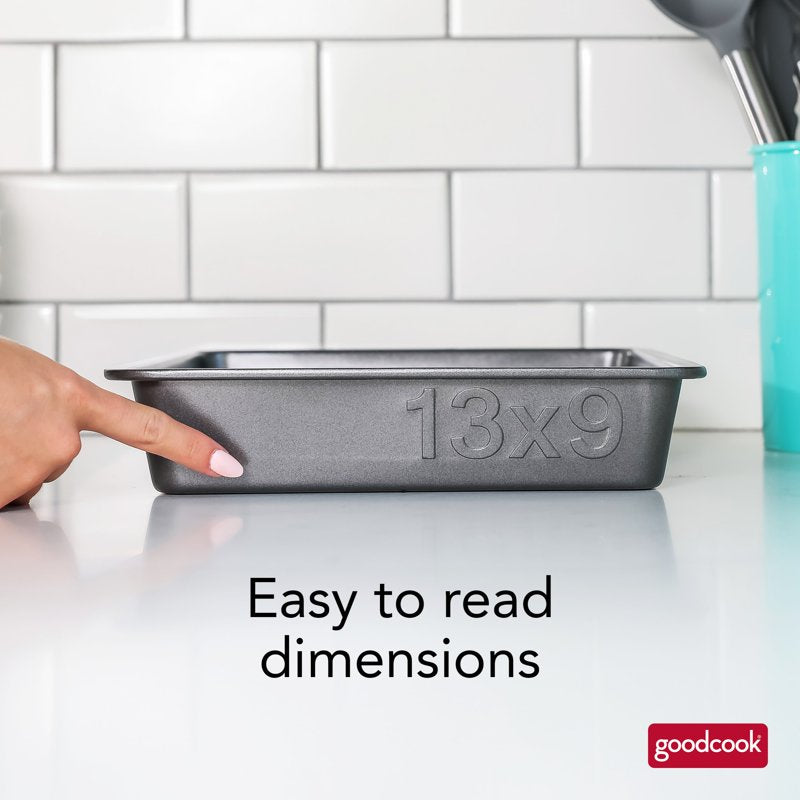 Nonstick Carbon Steel Baking Pan 3-Pack - 9" x 13" Gray