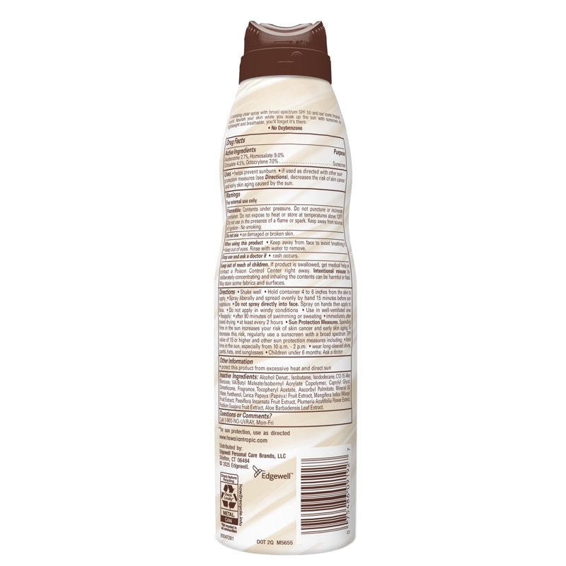 Weightless Hydration Clear Spray Sunscreen SPF 50 - 6oz