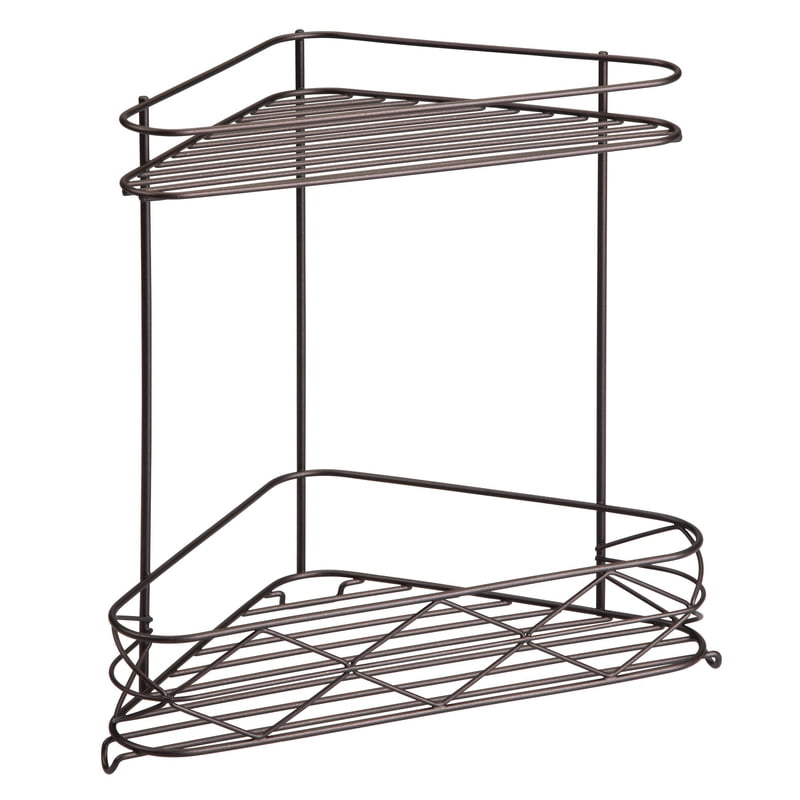 Corner Shower Organizer Shelf - Bronze, 10.75 x 6.5 x 10.6 Inches, Single
