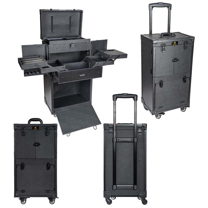 Pro Makeup Artists Multifunction Cosmetics Trolley Case - Large