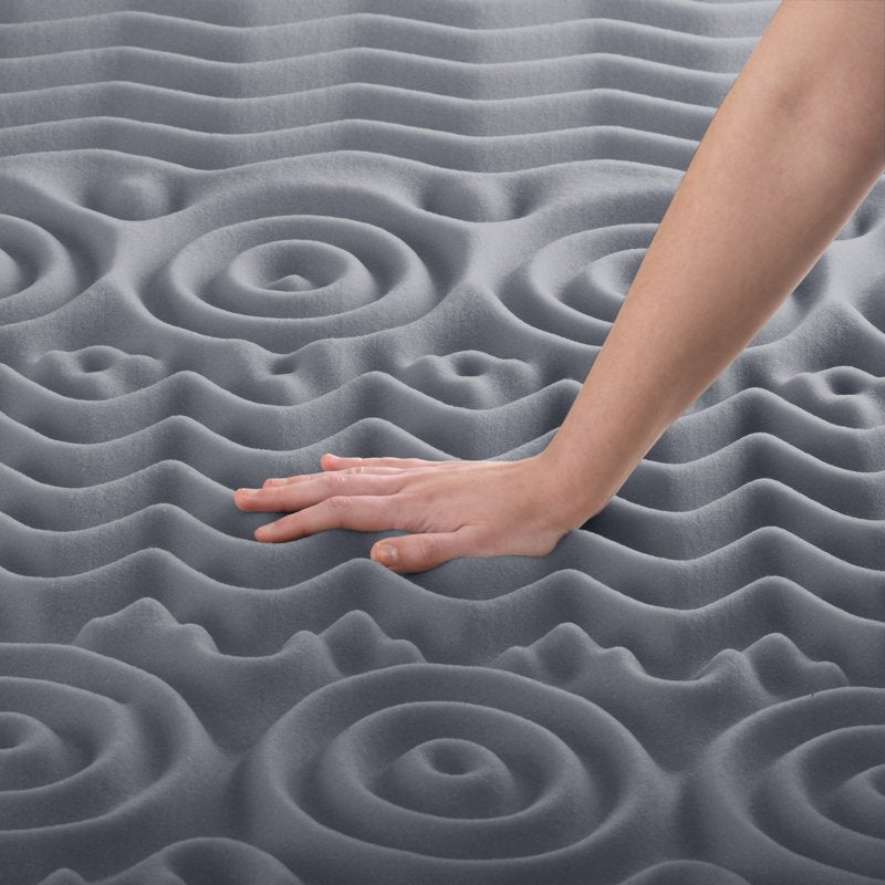 Allswell 2-Inch 5-Zone Cooling Titanium Memory Foam Mattress Topper - Full