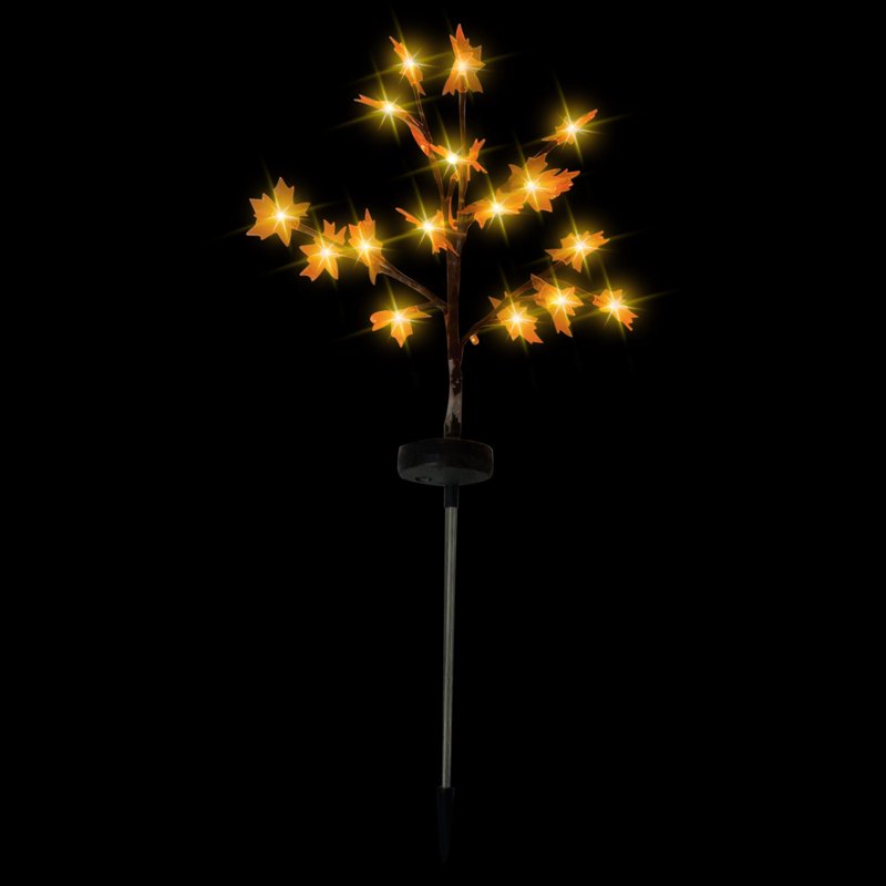 Outdoor Solar Maple Tree Light with Simulation Maple Leaves - Garden Ambient Lighting V