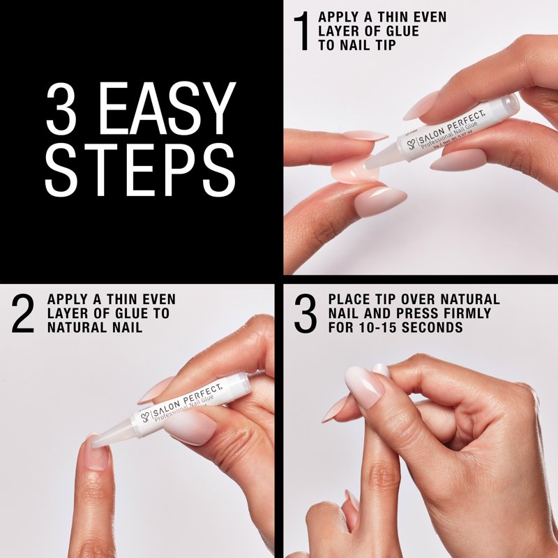 Viral Nail Edit Press-On Nails - Lemon Medium Almond, 30 Nails