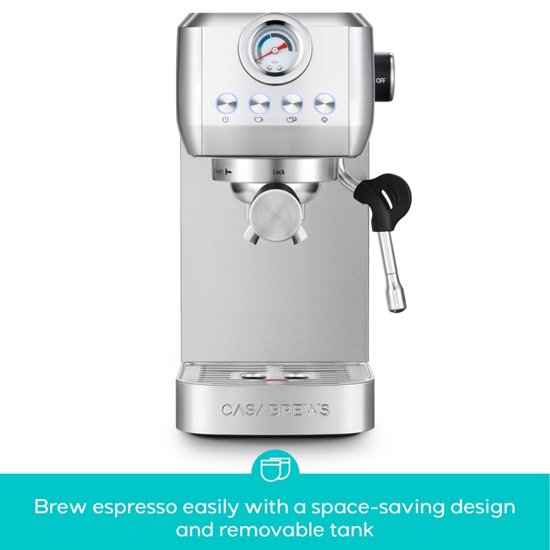 Semi-Automatic Espresso Machine with 58mm Portafilter & PID Control