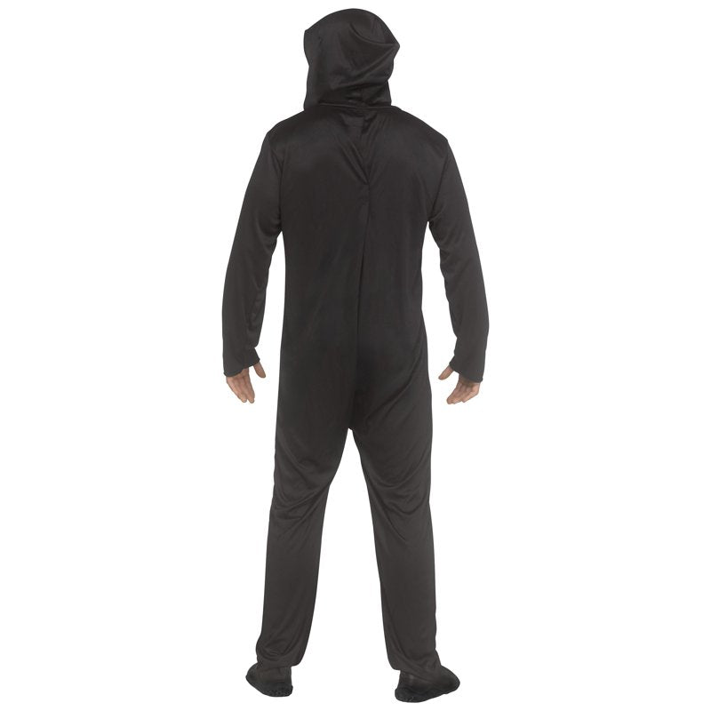 Skeleton Jumpusit Halloween Costume for Adults Men Size L - Spooky Skeleton Suit