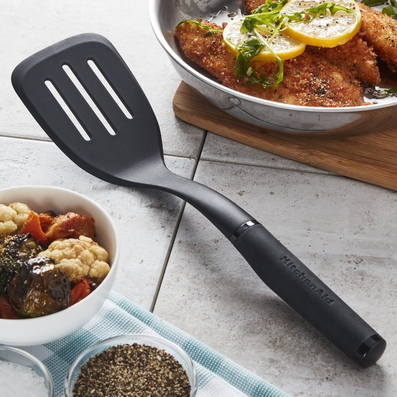 5-Piece Essential Nylon Kitchen Utensil Set with Silicone Handles