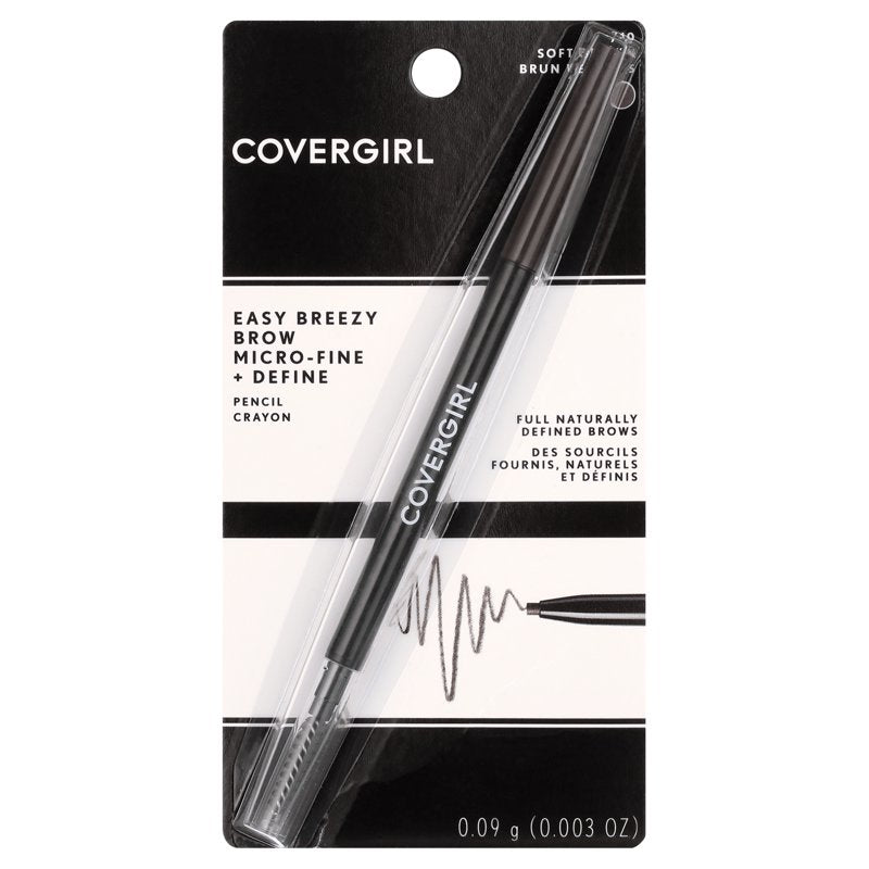 Micro-Fine Eyebrow Pencil with Built-In Spoolie Brush