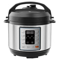 3QT Electric Pressure Cooker - Multi-Function Stainless Steel Pot, Silver