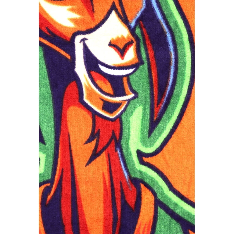 Kids Throw Blanket with Will the Goat Design - Soft Coral Fleece, 46x60 Inches - Multi