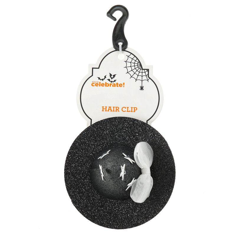 Mini Witch Hat Hair Clip for Halloween - Alligator Style, Multicolor