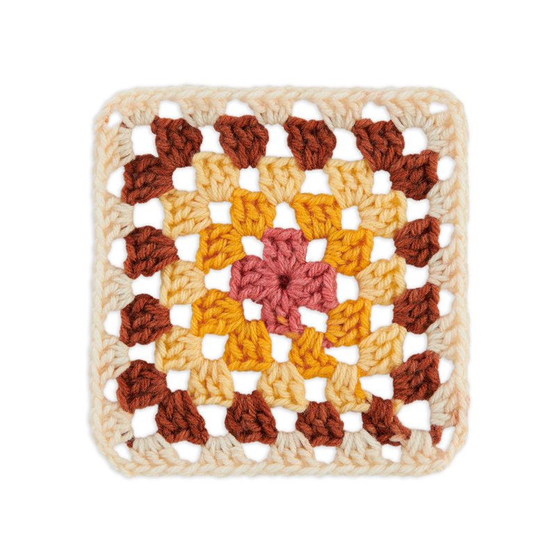 Red Heart Granny Square Aran Yarn - Warm Wheat 250g Ball for Crochet & Knitting