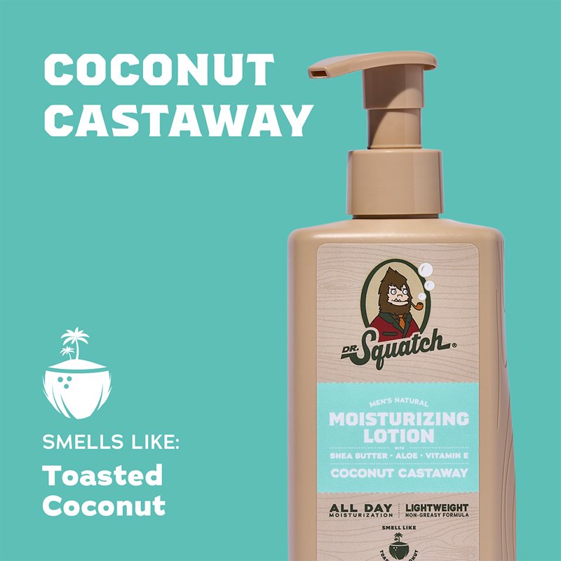 Natural Body Moisturizer Lotion for Men - Lightweight & Non-Greasy Formula