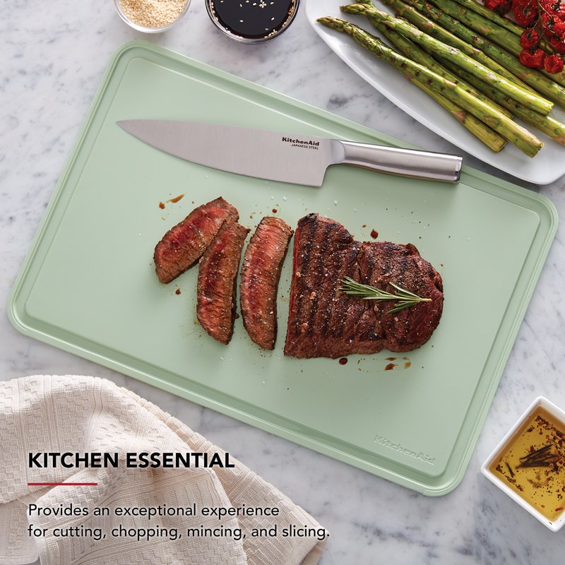 12x18 Non-Slip Cutting Board with Perimeter Trench - Pistachio