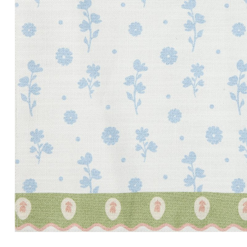 Easter Floral Table Placemat Set - 4 Pack, 14" x 19", Cotton