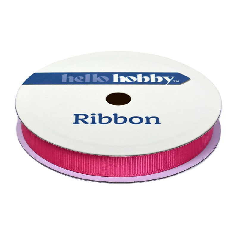 Pink Grosgrain Ribbon 3/8 Inch Wide - 7 Yards Craft Trim