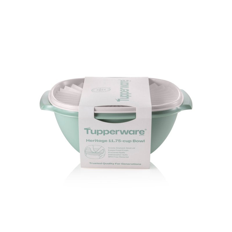 2-Pack Heritage 11.75-Cup Food Storage Bowl with Lid - Green
