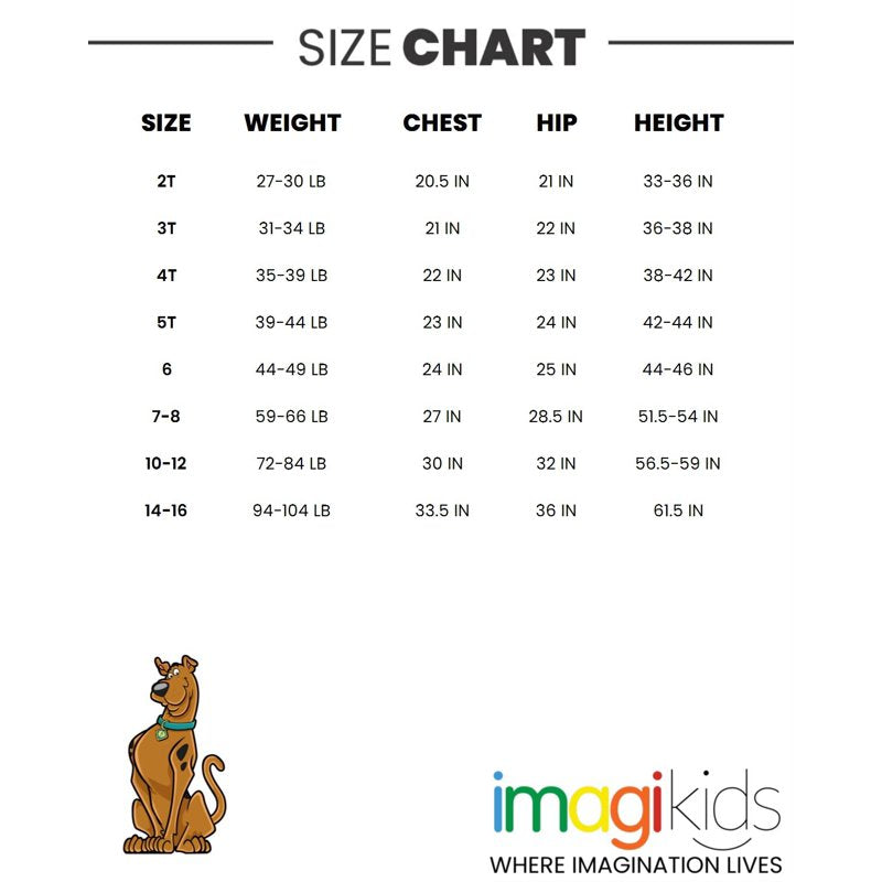 Toddler to Big Kid Scooby-Doo Fleece Zip-Up Pajama Coverall - Brown, 3T