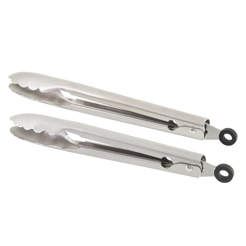 Stainless Steel Utility and Serving Tong Set - 2 Pieces