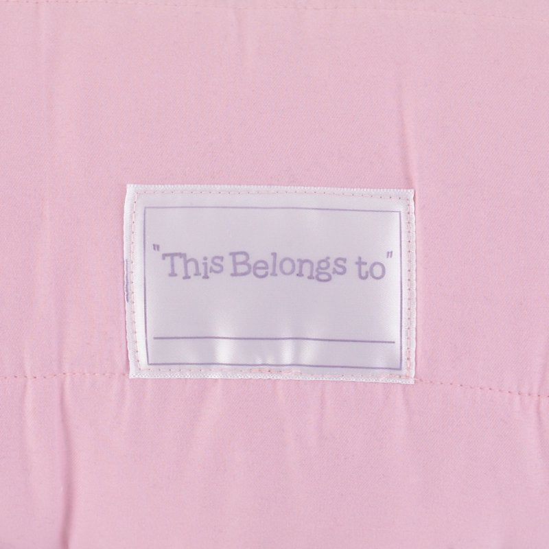 Kids Pink Unicorn Nap Mat with Pillow and Blanket - Toddler & Preschool