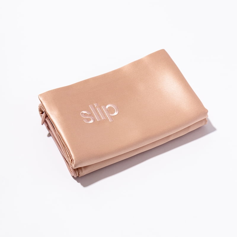 Queen Silk Pillowcase - Slip Pure Silk Rose Gold Bedding