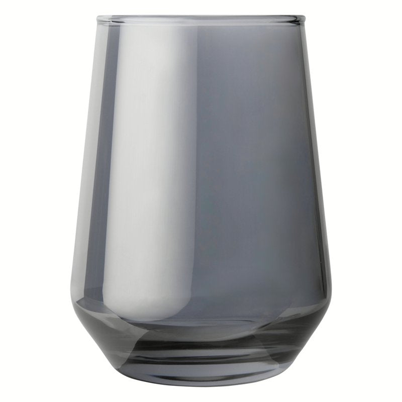 Smoke Angled Stemless Wine Glasses 3 Pack - 13.5 fl oz