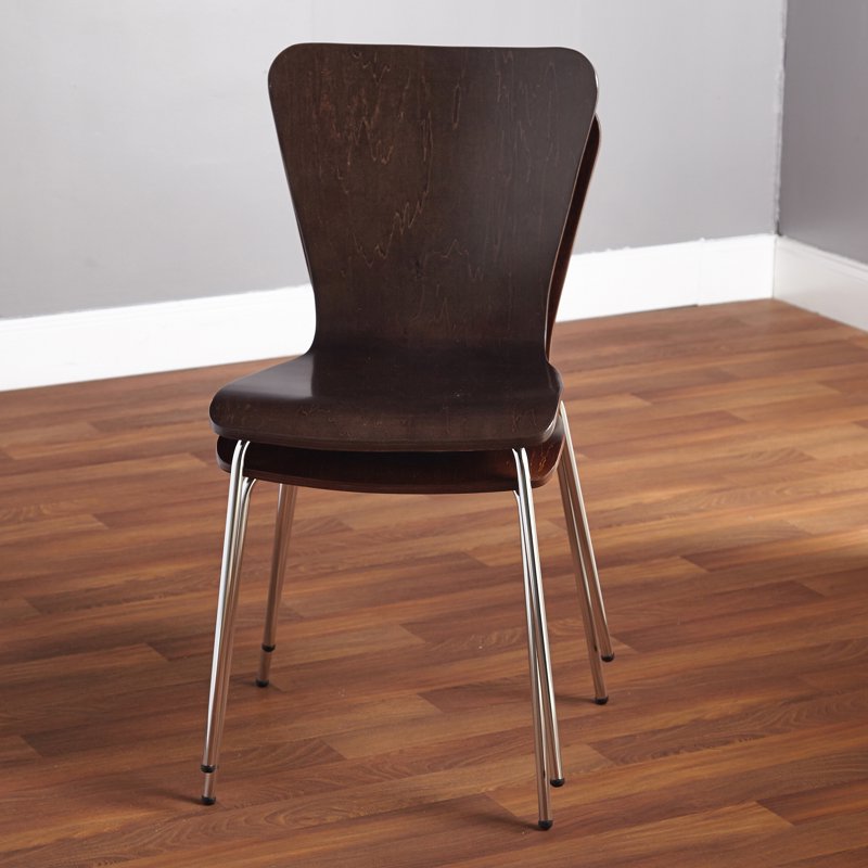 Pisa Bentwood Chair Set of 2 - Espresso Color