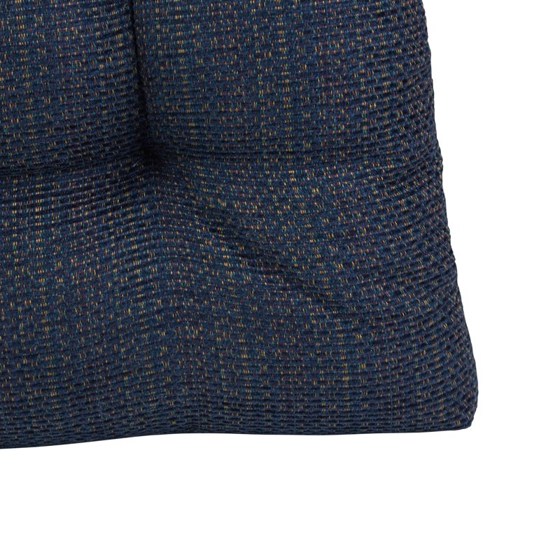 Non-Slip Chair Cushions - 15" x 15" Set of 2 - Navy