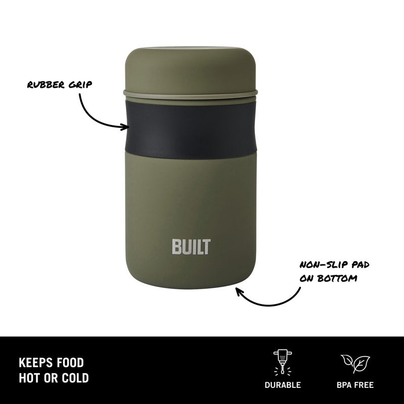 16 oz Double-Wall Vacuum Insulated Food Jar - Sage Green