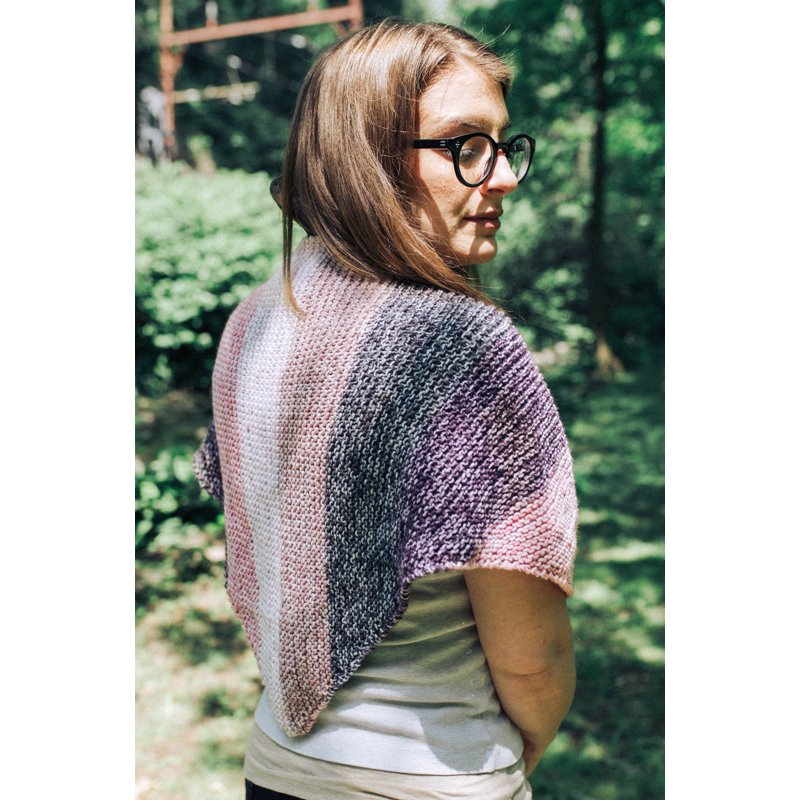 Lion Brand Mandala Ombre Cool Cake Medium Acrylic Yarn - Multi-Color, Single Variation