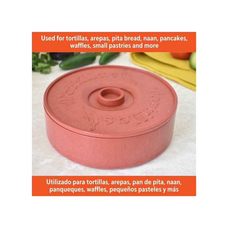 8-Inch Terracotta Tortilla Warmer - Single