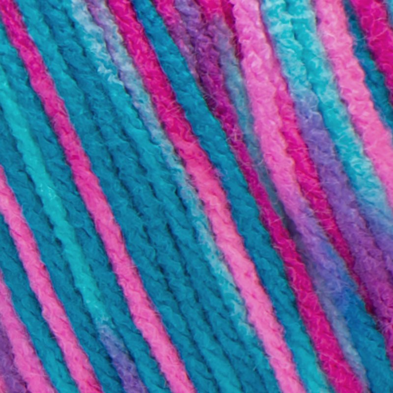 Red Heart Super Saver Acrylic Yarn Bonbon Print - Medium Weight, 5oz