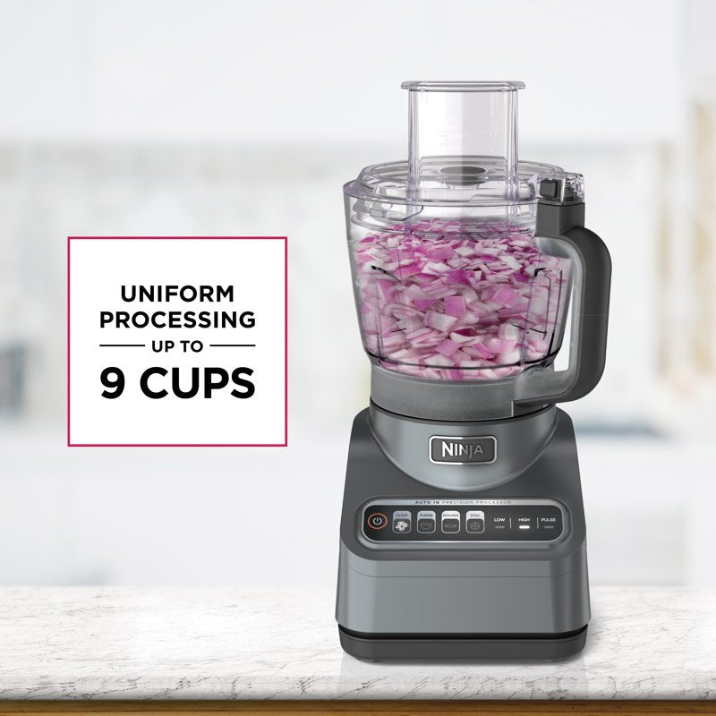 Ninja Professional 9-Cup Food Processor - 1000W, Silver Finish