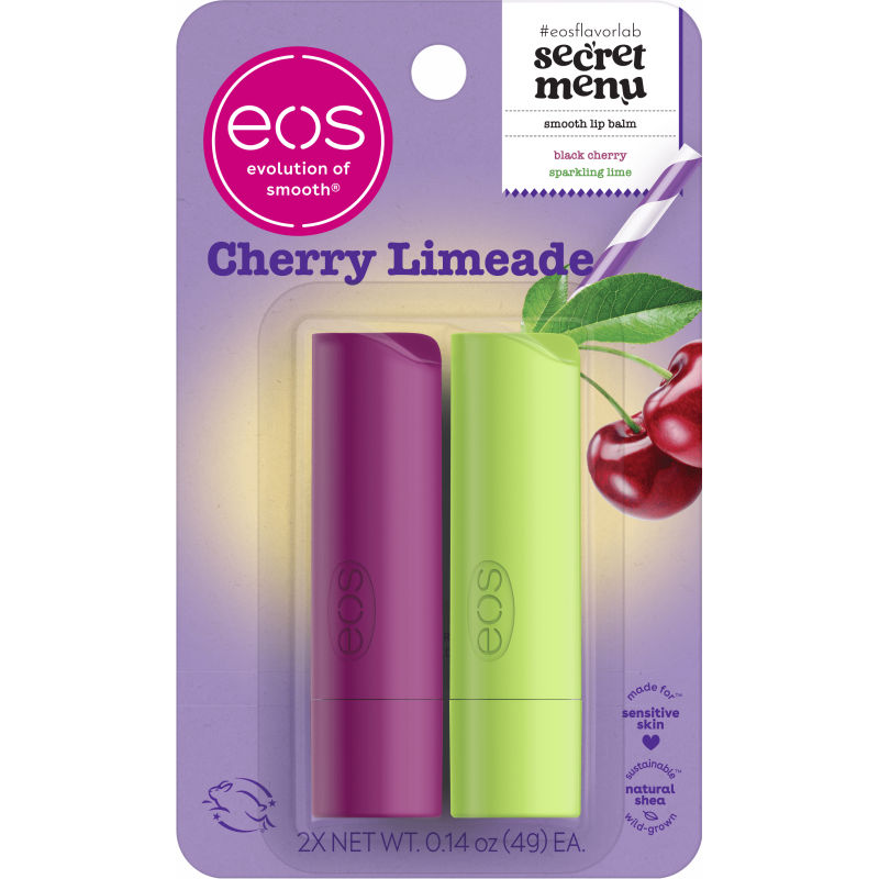 Drink-Inspired Lip Balm Set - 2-Pack Moisturizing Shea Butter Stick