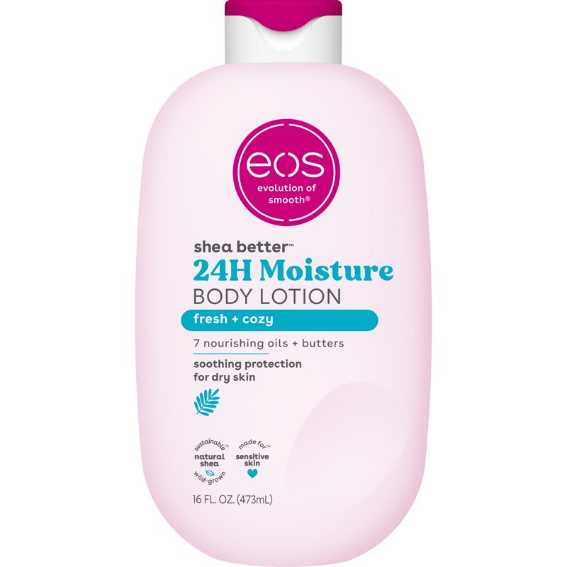 Shea Better Body Lotion - Fresh & Cozy 24-Hour Moisturizer for Dry Skin