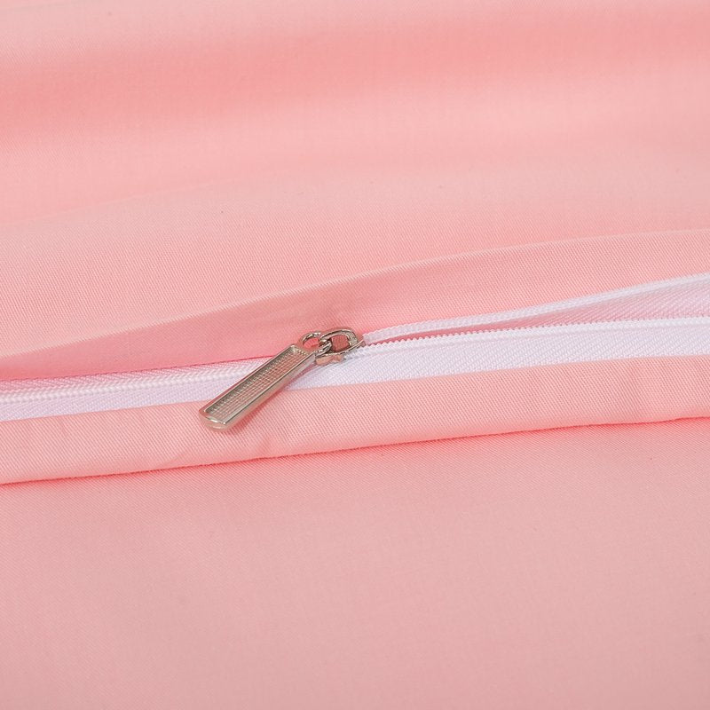 20x48 Pink Cotton Zippered Body Pillow Cover - Egyptian 100% Cotton