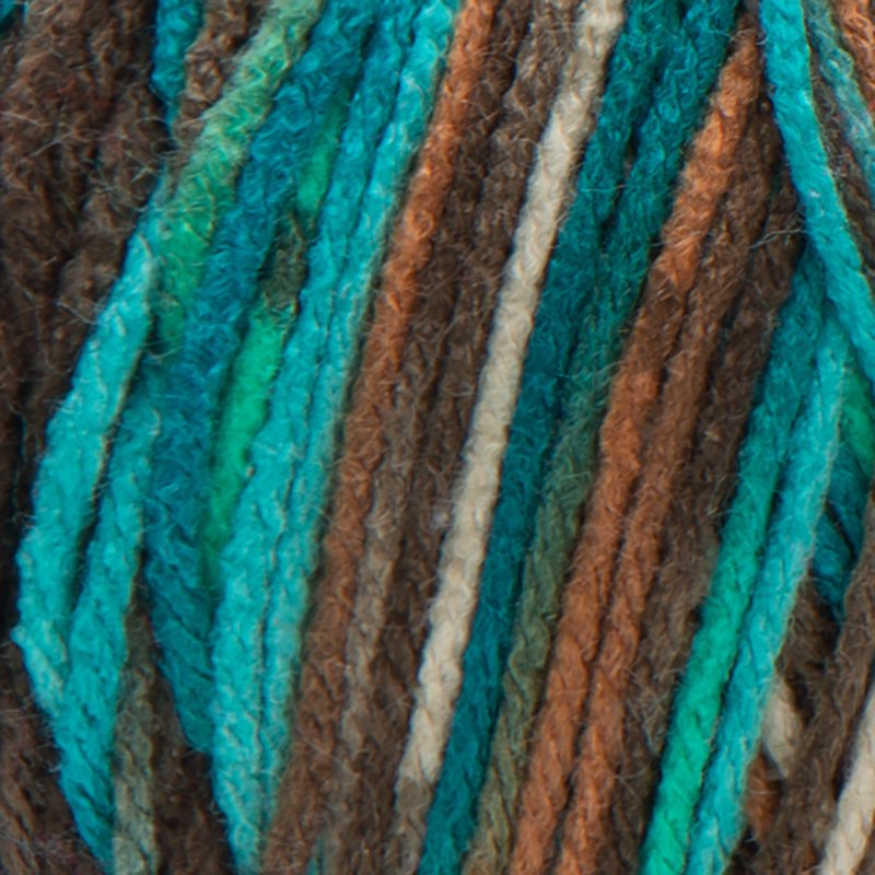 Multicolor Red Heart Super Saver Worsted Acrylic Yarn - Reef 5oz/142g