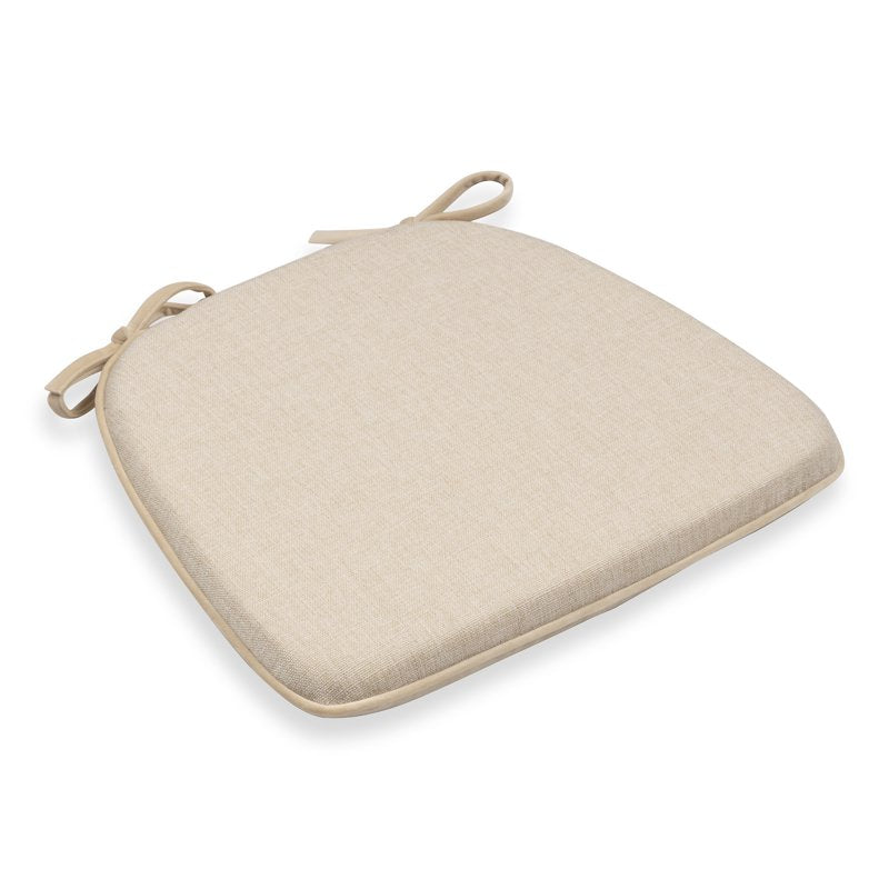 Memory Foam Chair Cushion - 2 Pack, Beige, 17.5” x 14.75”