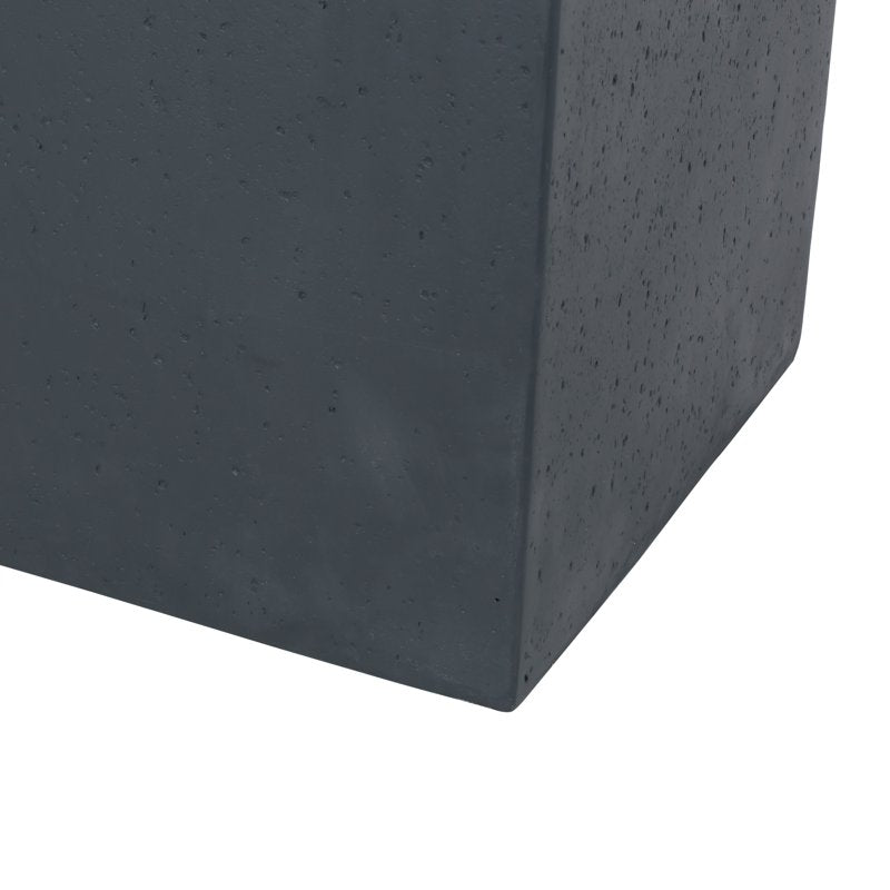 Lightweight Concrete Outdoor Tank Holder Side Table