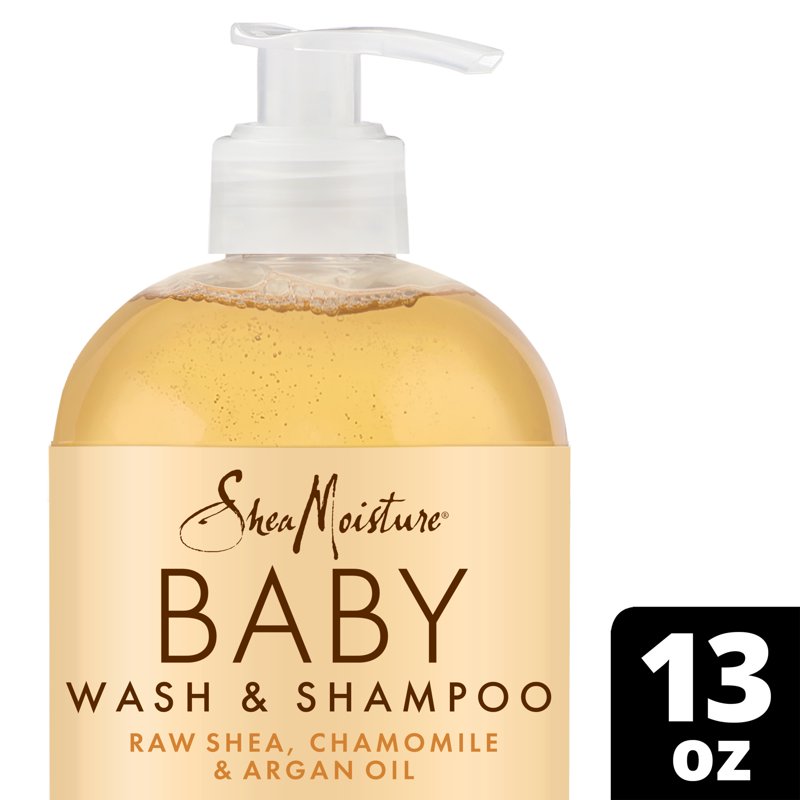 Natural Baby Wash and Shampoo with Shea Butter, Chamomile & Argan Oil