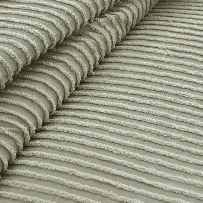 Queen Sage Chenille Bedspread - Soft Cotton Textured Coverlet