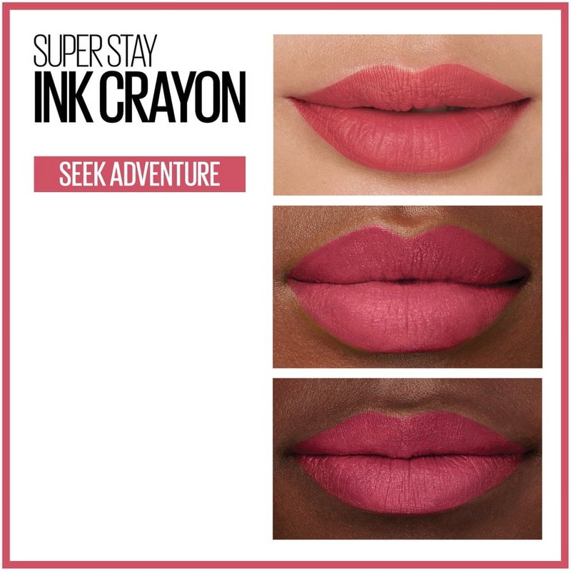 Longwear Matte Lip Crayon with Built-in Sharpener - High-Pigment Lip Color
